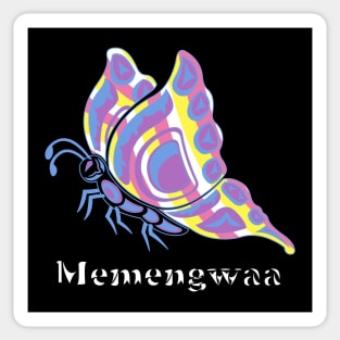 Memengwaa (Butterfly) Bigender Pride Sticker